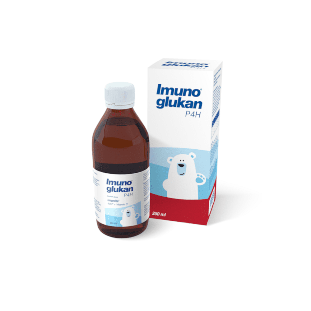 IMUNOGLUKAN P4H sirup 250 ml, poškozený obal