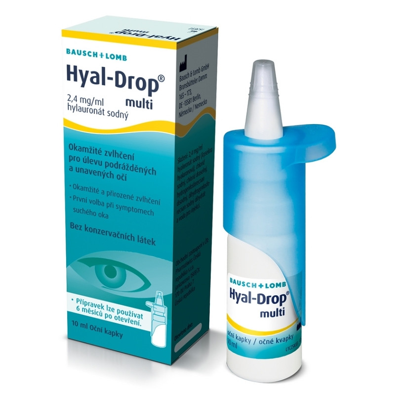 HYAL-DROP Multi oční kapky 10 ml, poškozený obal