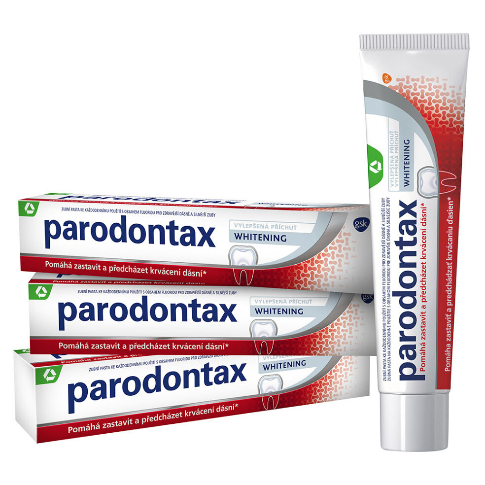 PARODONTAX Whitening Zubní pasta 3 x 75 ml, poškozený obal