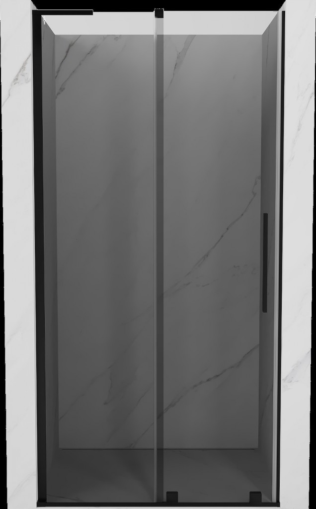 MEXEN/S Velar L posuvné sprchové dveře 110 cm, grafit, černá 871-110-003-41-70