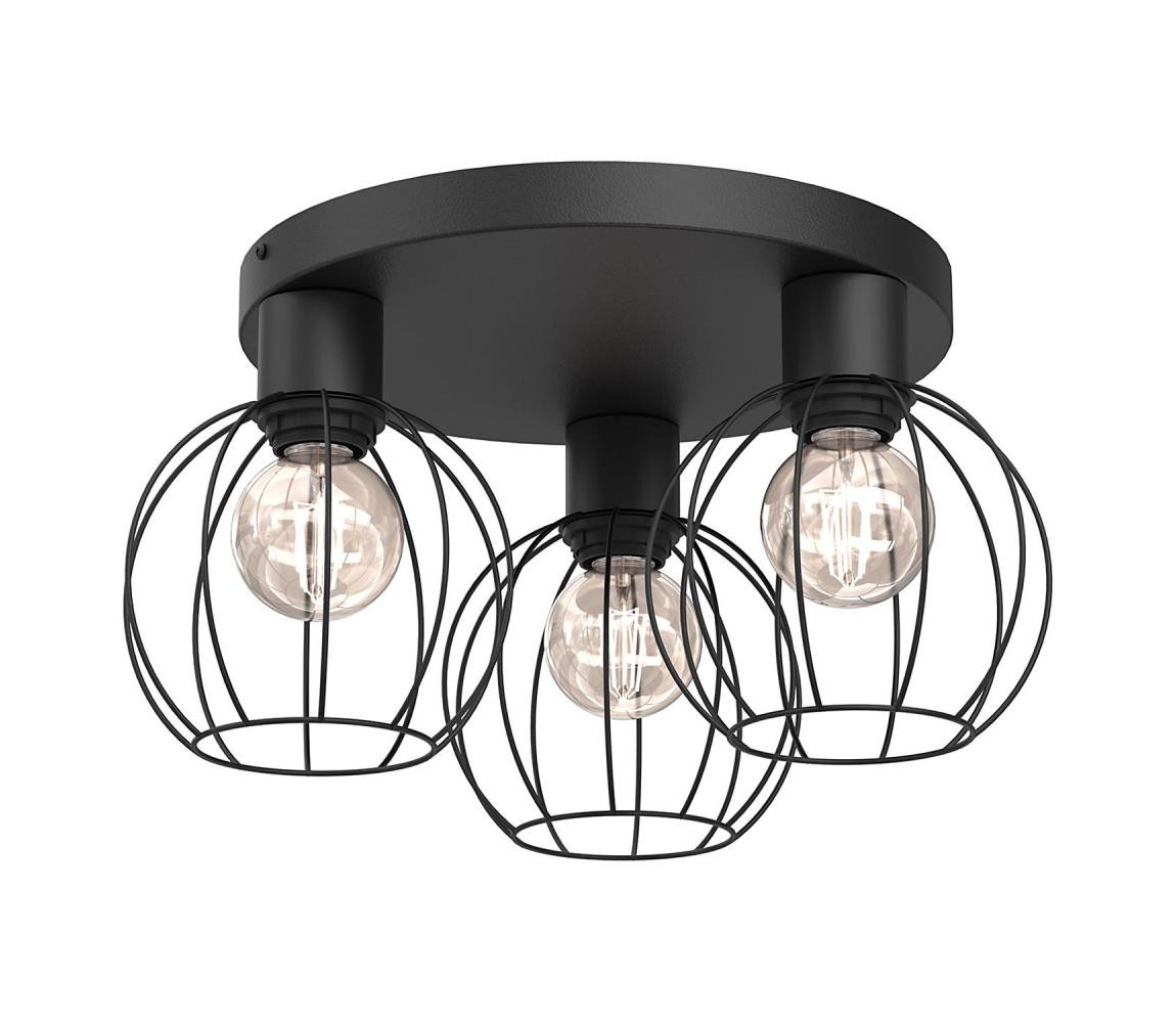 Bodové svítidlo LAPS 3xE27/15W/230W černá