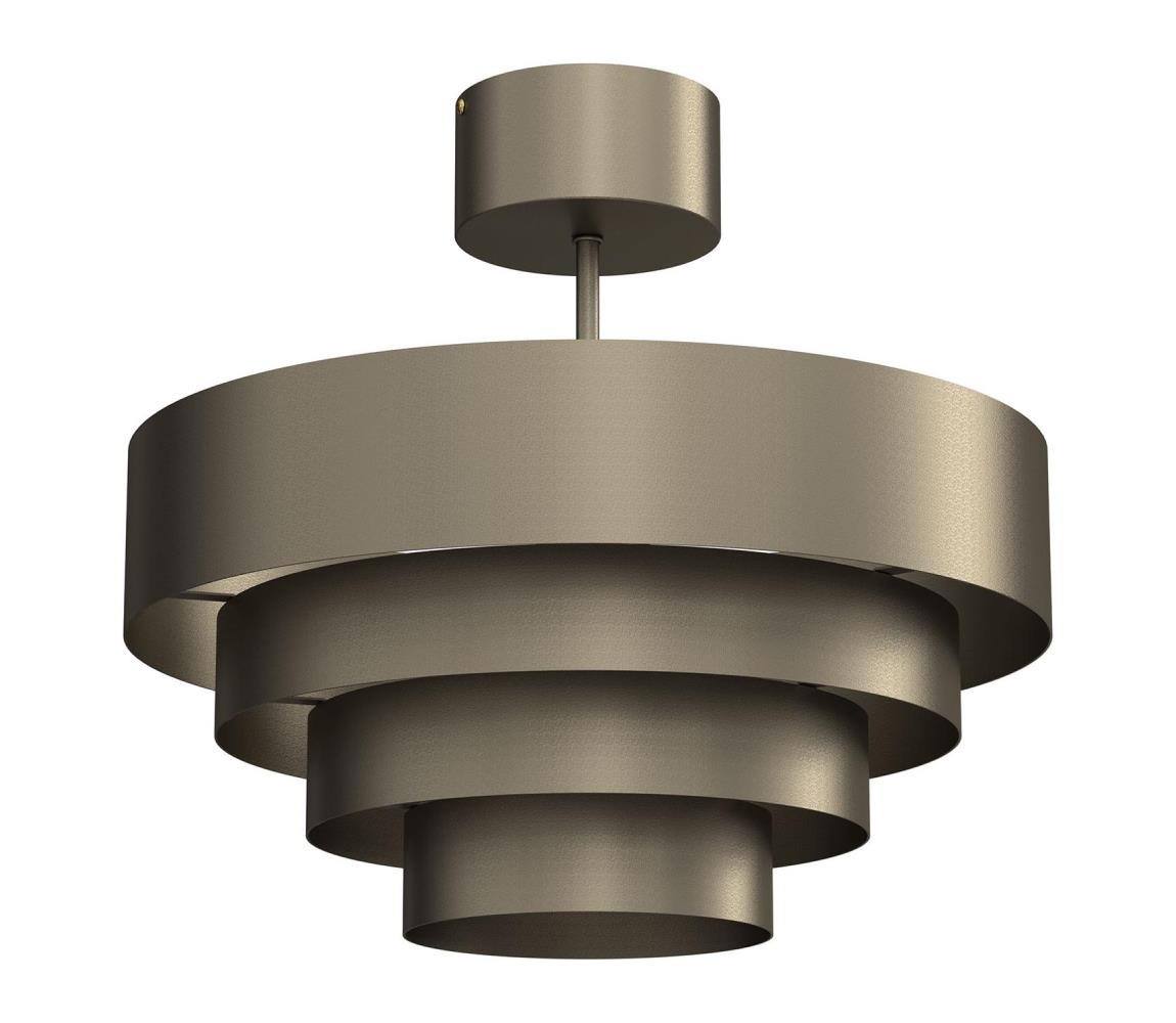 Přisazený lustr RINGS 1xE27/15W/230V mosaz