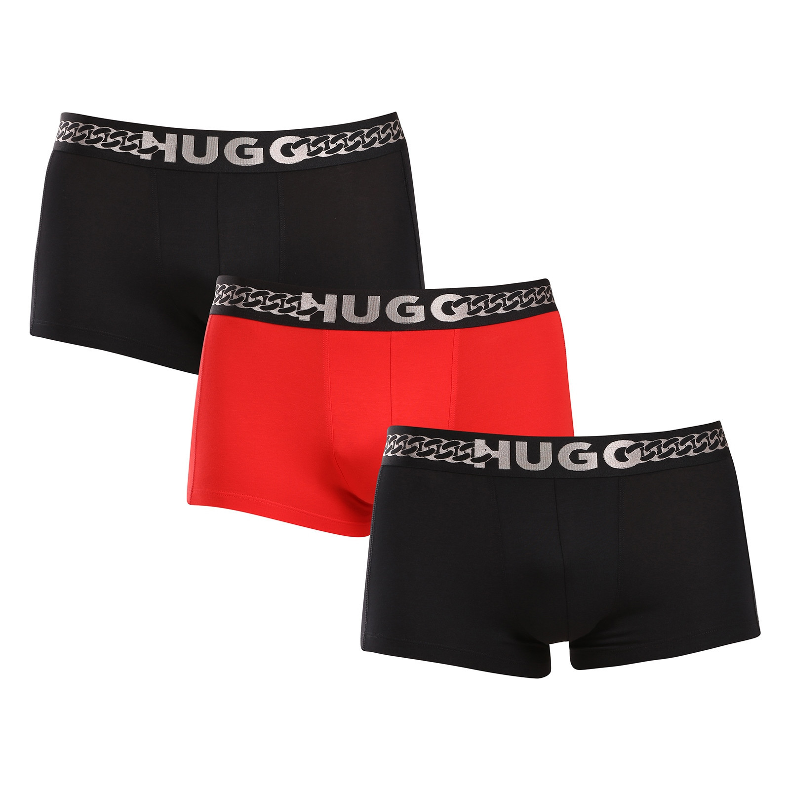 3PACK pánské boxerky HUGO vícebarevné (50524778 994) XXL, trenky / trenýrky