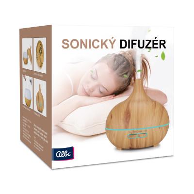 Sonický difuzér Deluxe - Kytičky Albi