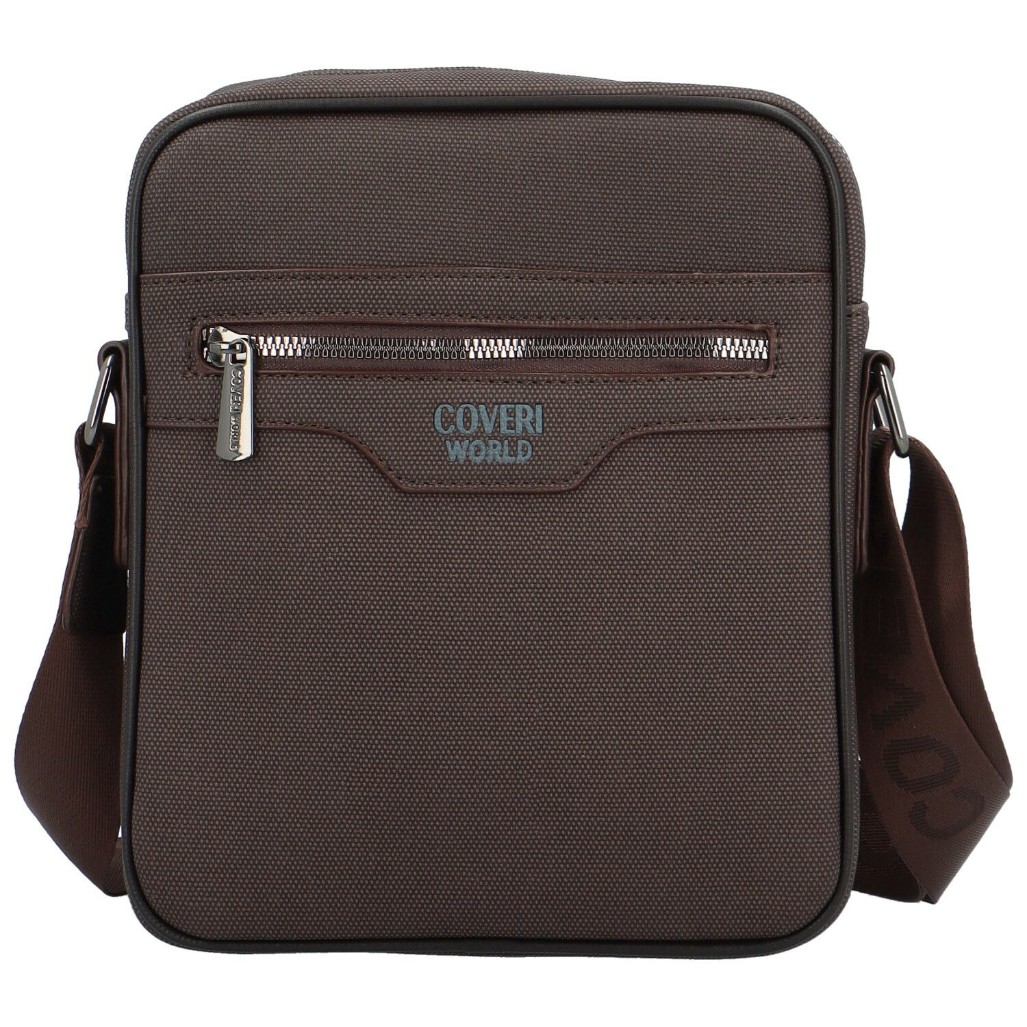 Pánská crossbody taška coffee - Coveri Ksaver coffee