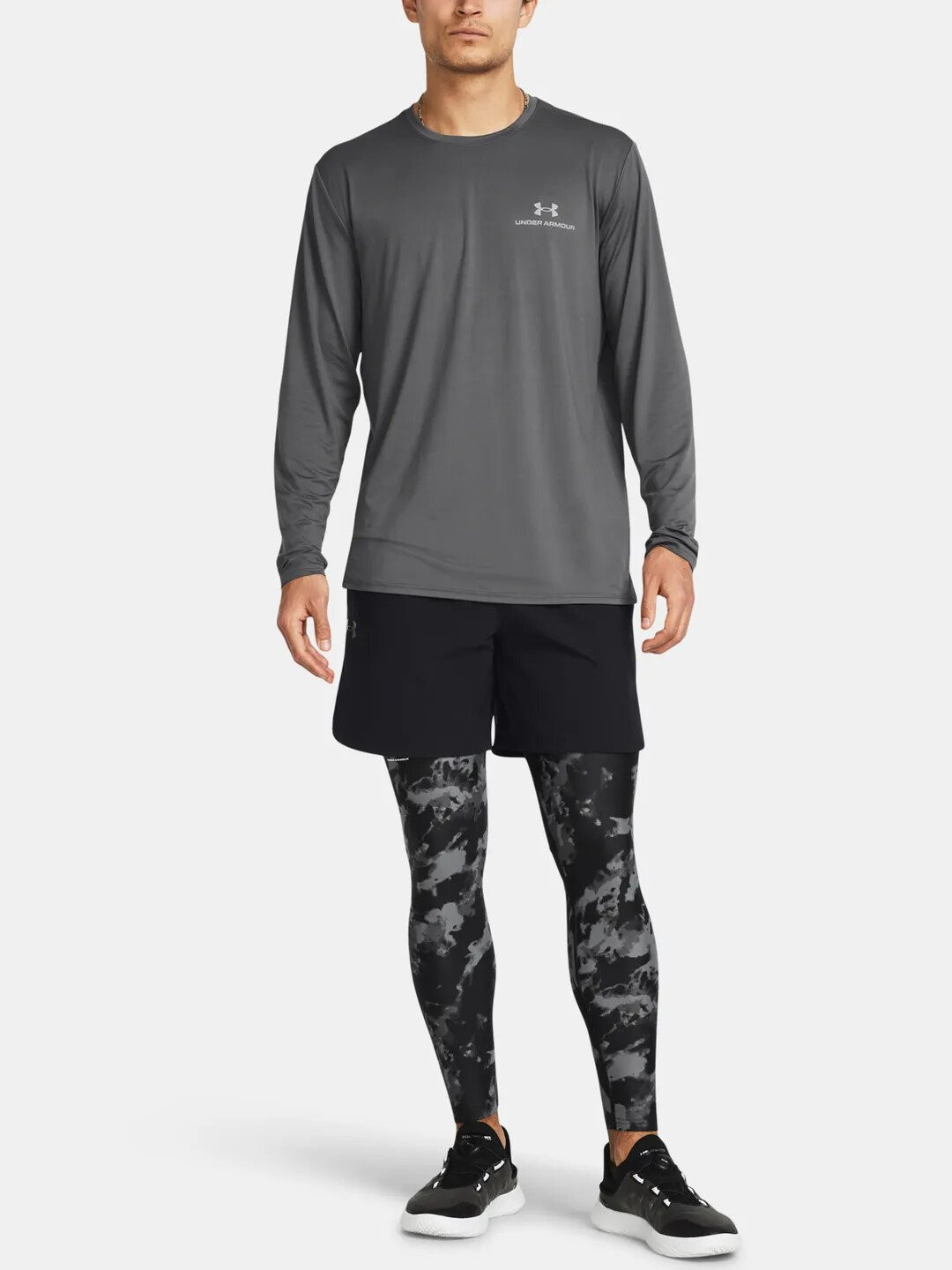 Pánské legíny Under Armour HG IsoChill Prtd Leggings