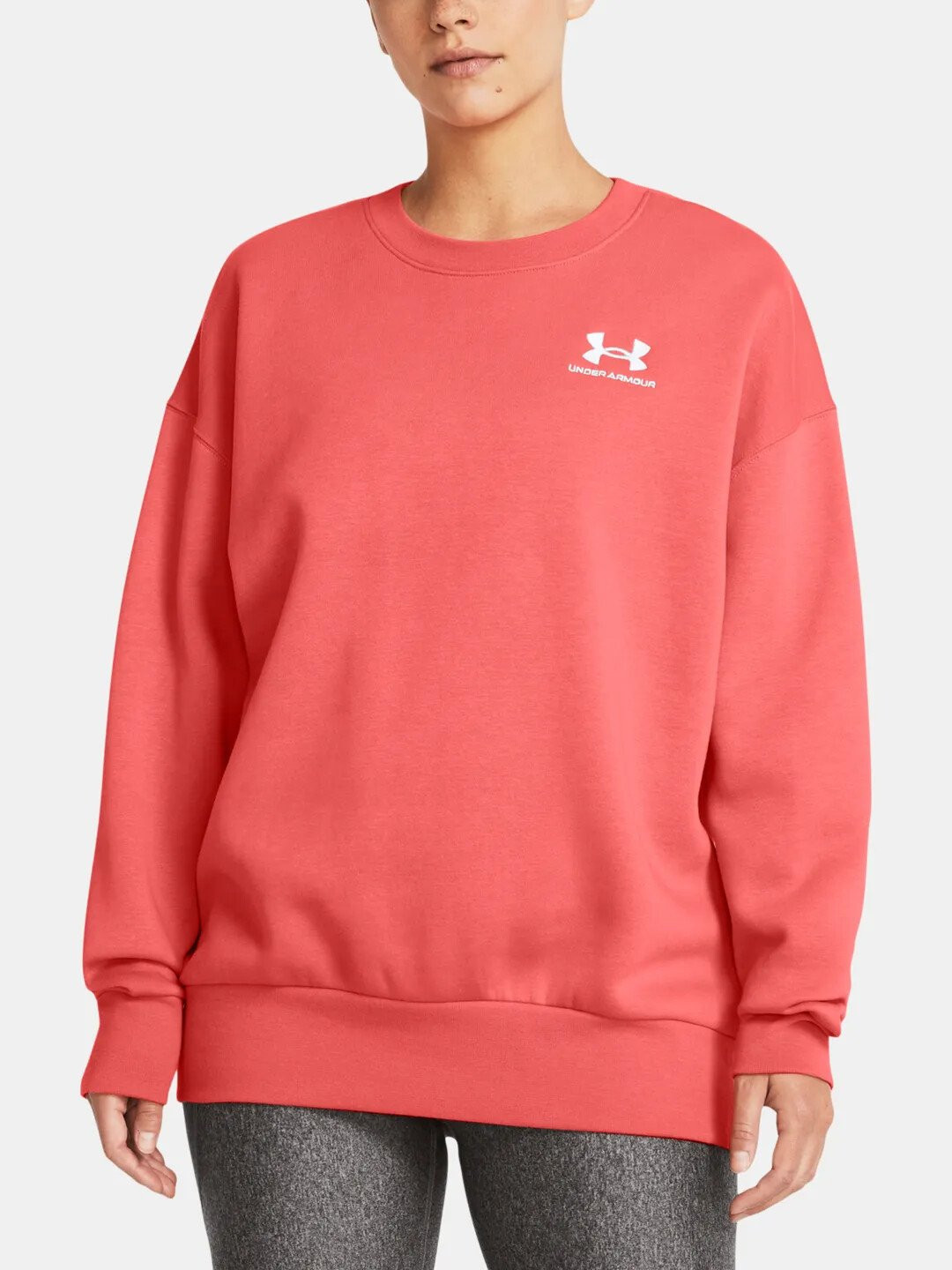 Dámská mikina Under Armour Essential Fleece OS Crew