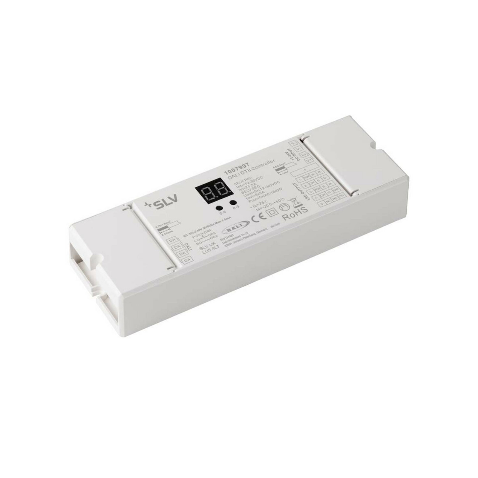BIG WHITE (SLV) řídící jednotka 24V pro LED pásky, DALI, DT8, 5 kanálů 1007997
