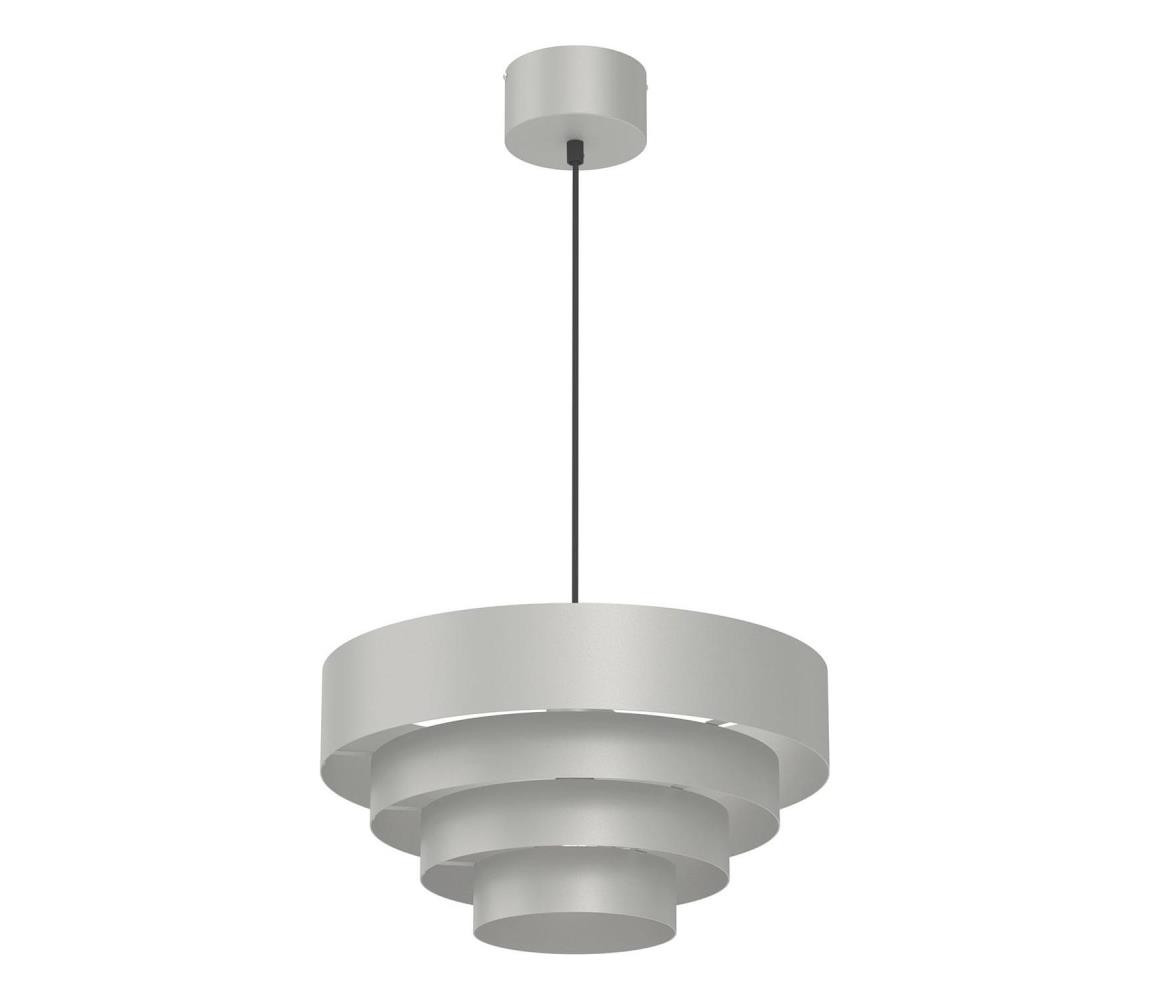 Lustr na lanku RINGS 1xE27/15W/230V chrom