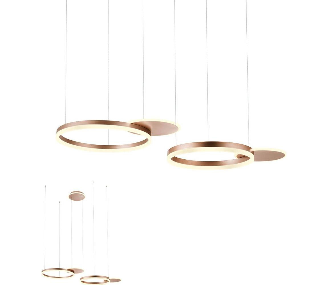 Redo Redo 01-2607 - LED Stmívatelný lustr na lanku SIGUA LED/99W/230V 3000K hnědá