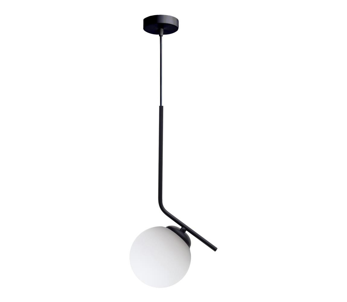 HEXE Lustr na lanku FIRA 1xE27/60W/230V černá