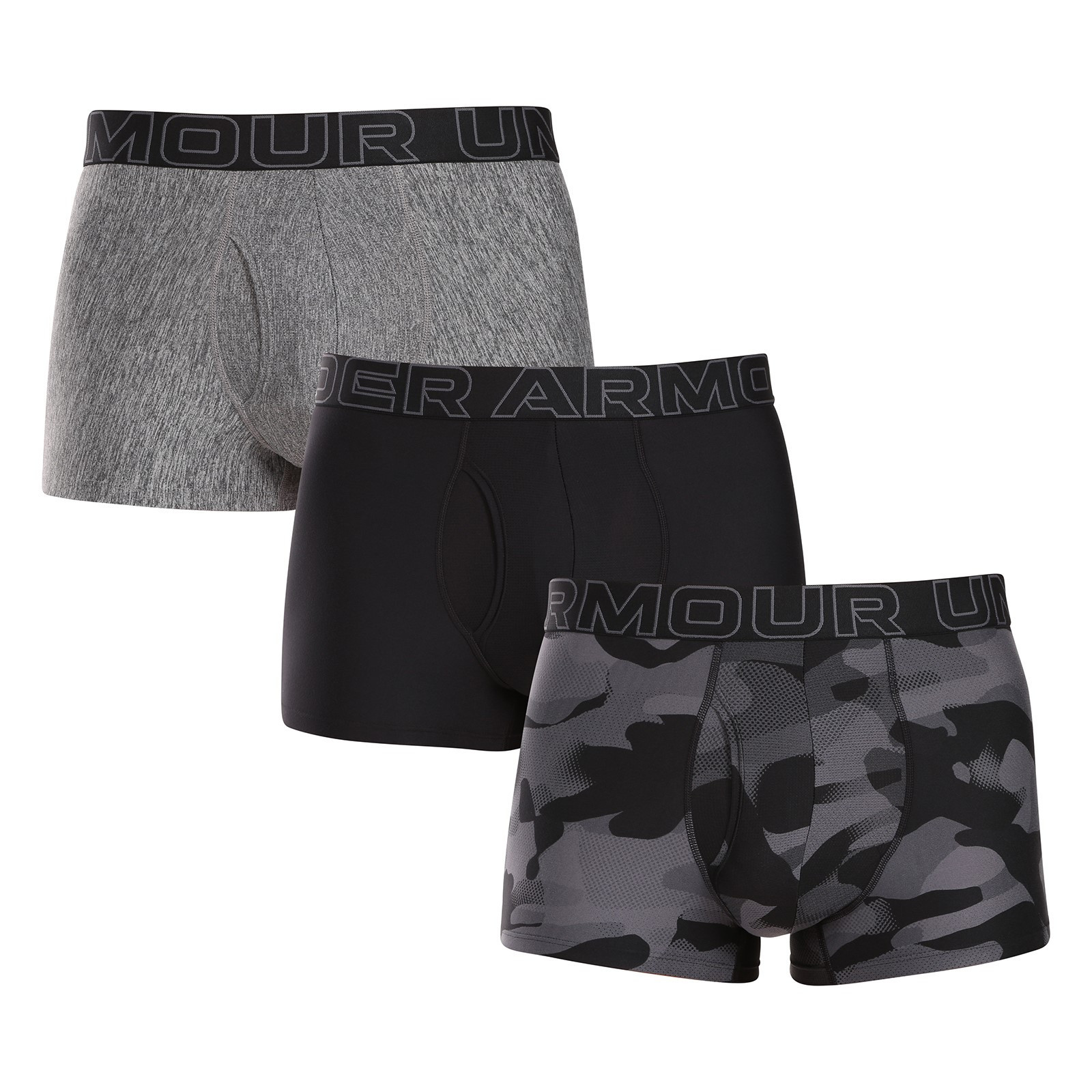 3PACK pánské boxerky Under Armour vícebarevné (1383883 001) XL, trenky / trenýrky