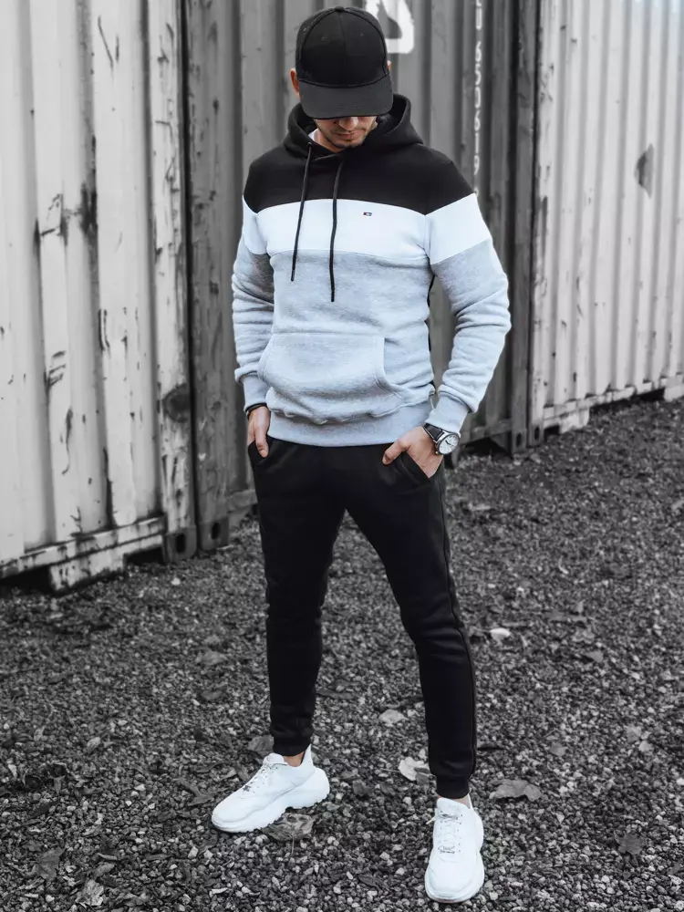 Pánská mikina s kapucí Barva černá DSTREET