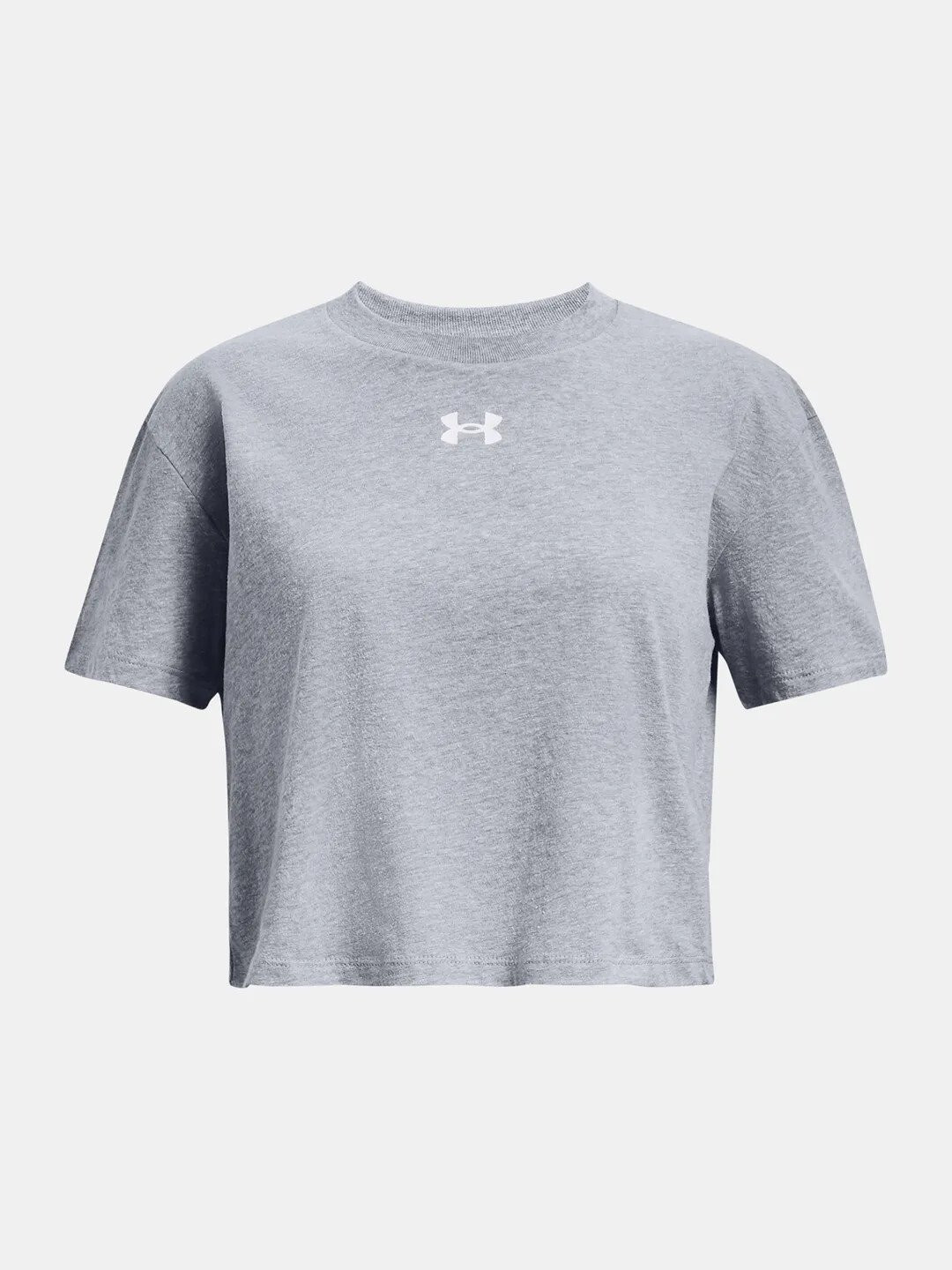 Dívčí tričko Under Armour CROP SPORTSTYLE LOGO SS