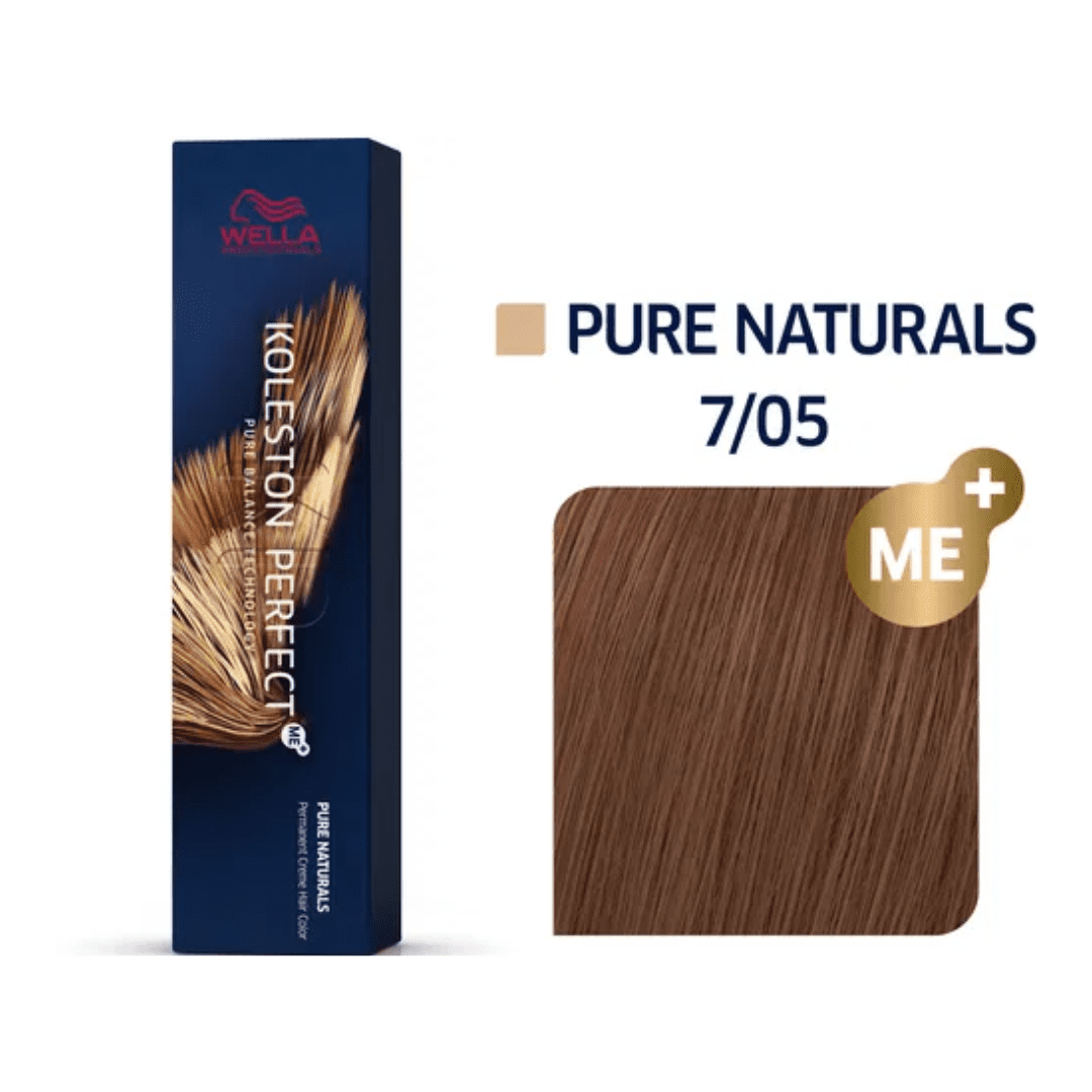 WELLA PROFESSIONALS Wella Professionals Koleston Perfect ME+ 7/05, 60ML  pure naturals