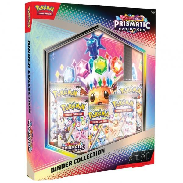 Pokémon Prismatic Evolutions Binder Collection (album na karty + 5x Booster)