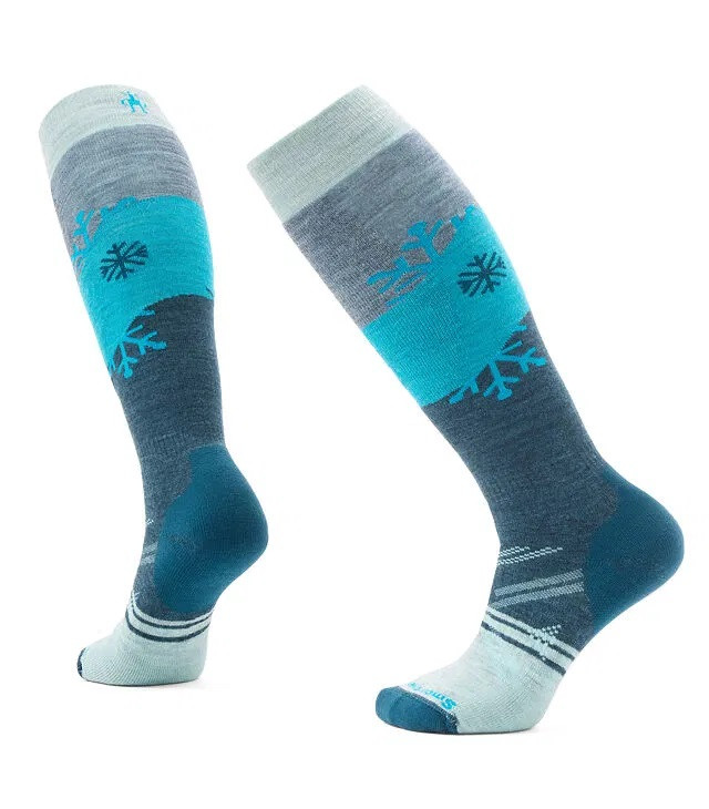Smartwool W SKI FC SNOWPOCALYPSE PATTERN OTC frosty green Velikost: L