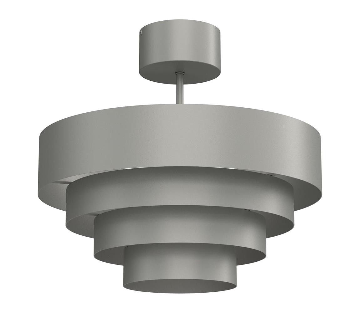 Přisazený lustr RINGS 1xE27/15W/230V šedá