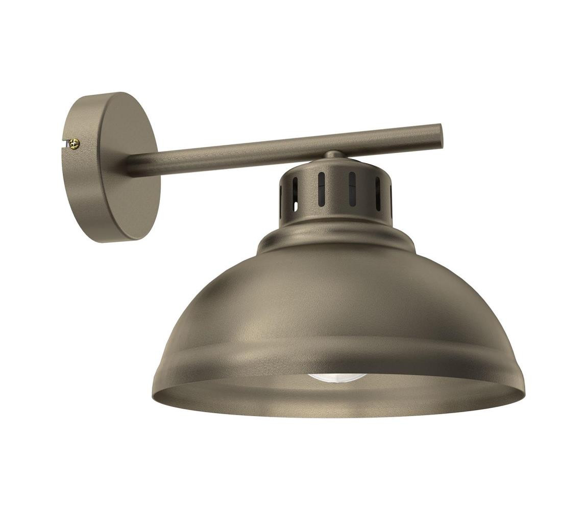 Nástěnná lampa SVEN 1xE27/15W/230V mosaz