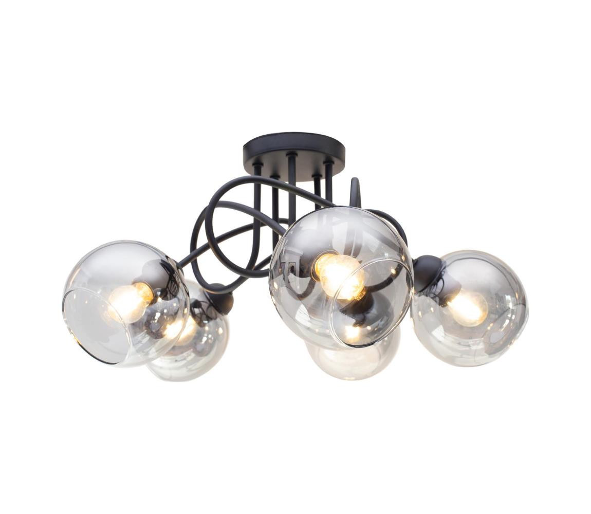 HEXE Přisazený lustr LATIL 5xE27/60W/230V černá