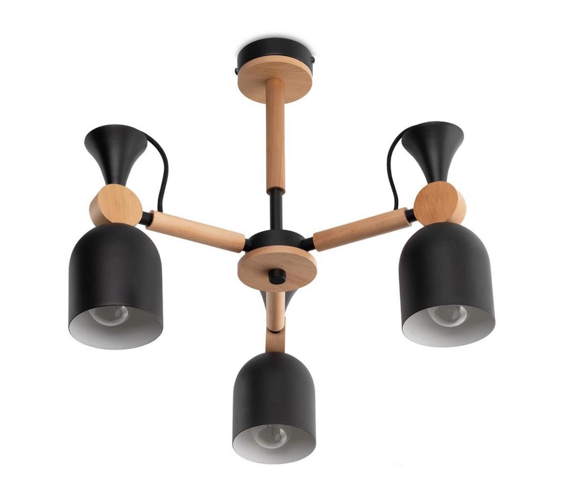 Lustr na tyči MONTE 3xE27/60W/230V