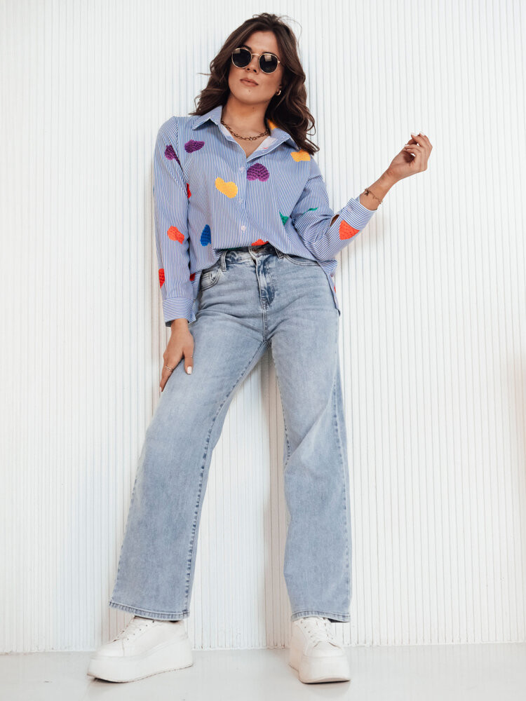 Elegantní dámská košile LOVIS Barva modrá DSTREET