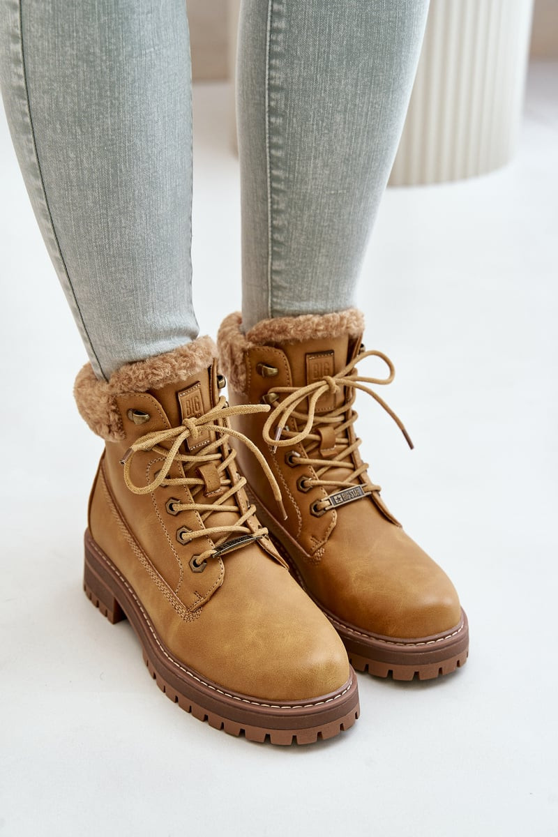 Zateplené Trappery Dámské Big Star Camel