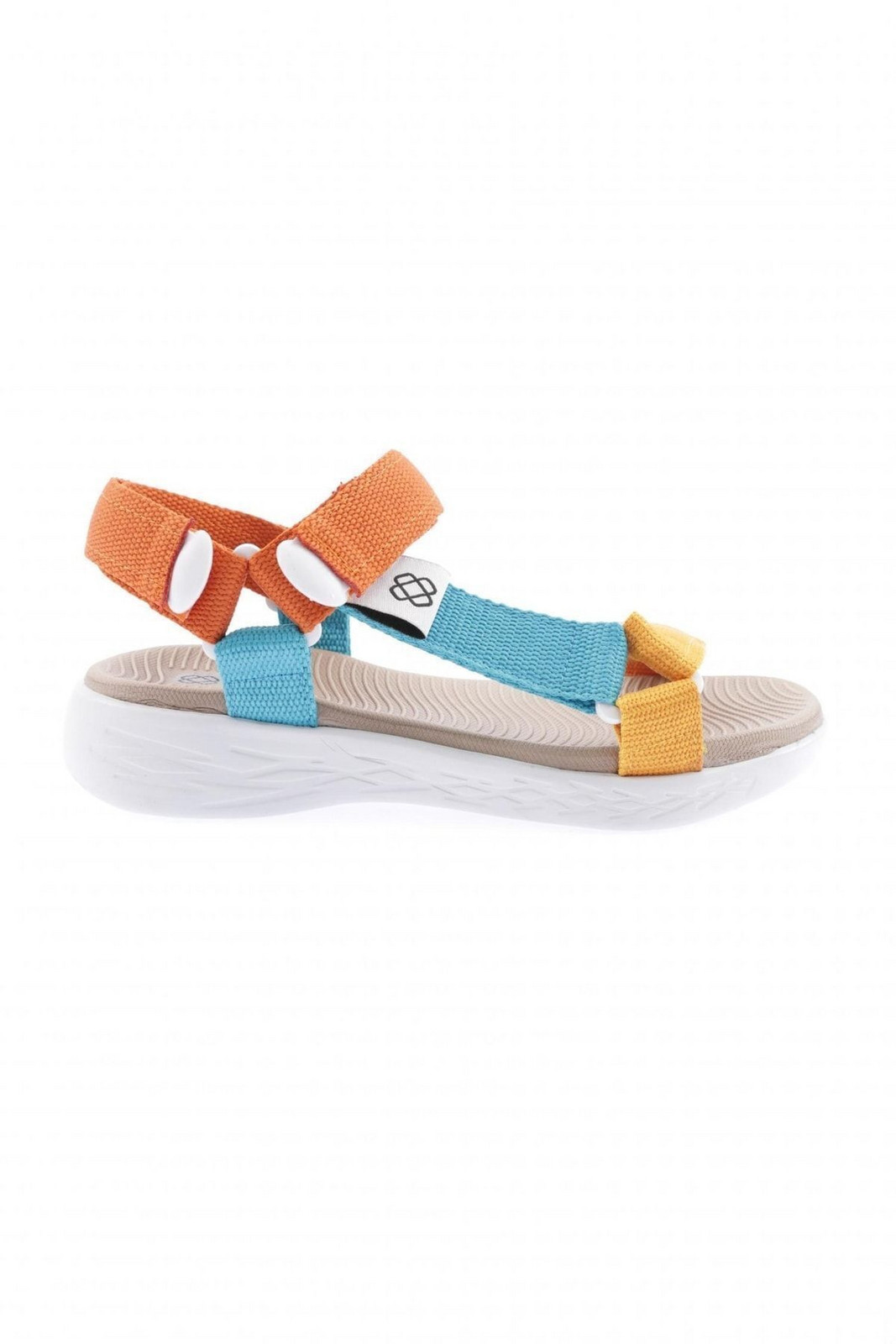 DGN 103-23y Women's Taped Velcro Sandals Multi