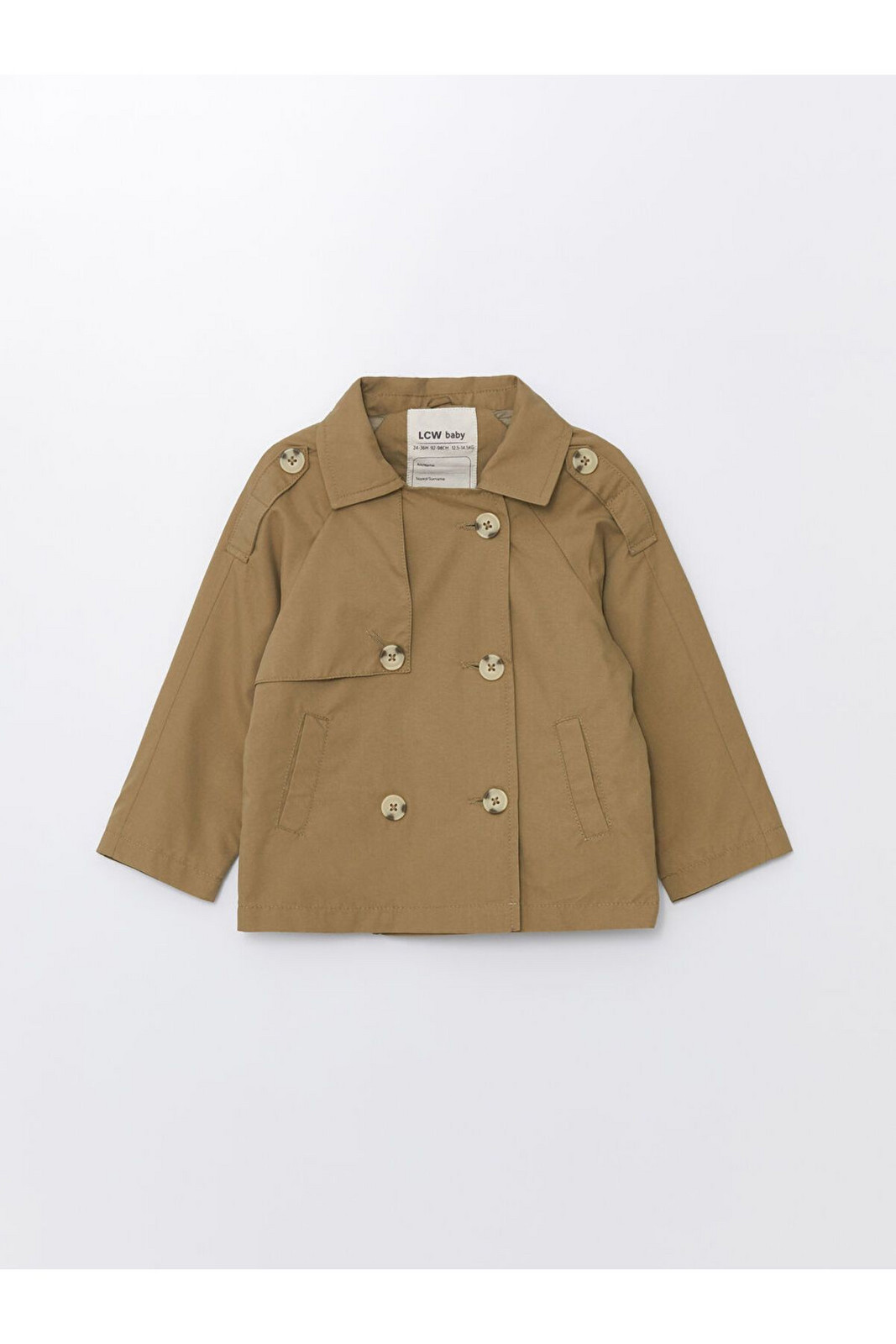 LC Waikiki Basic Baby Girl Trench Coat