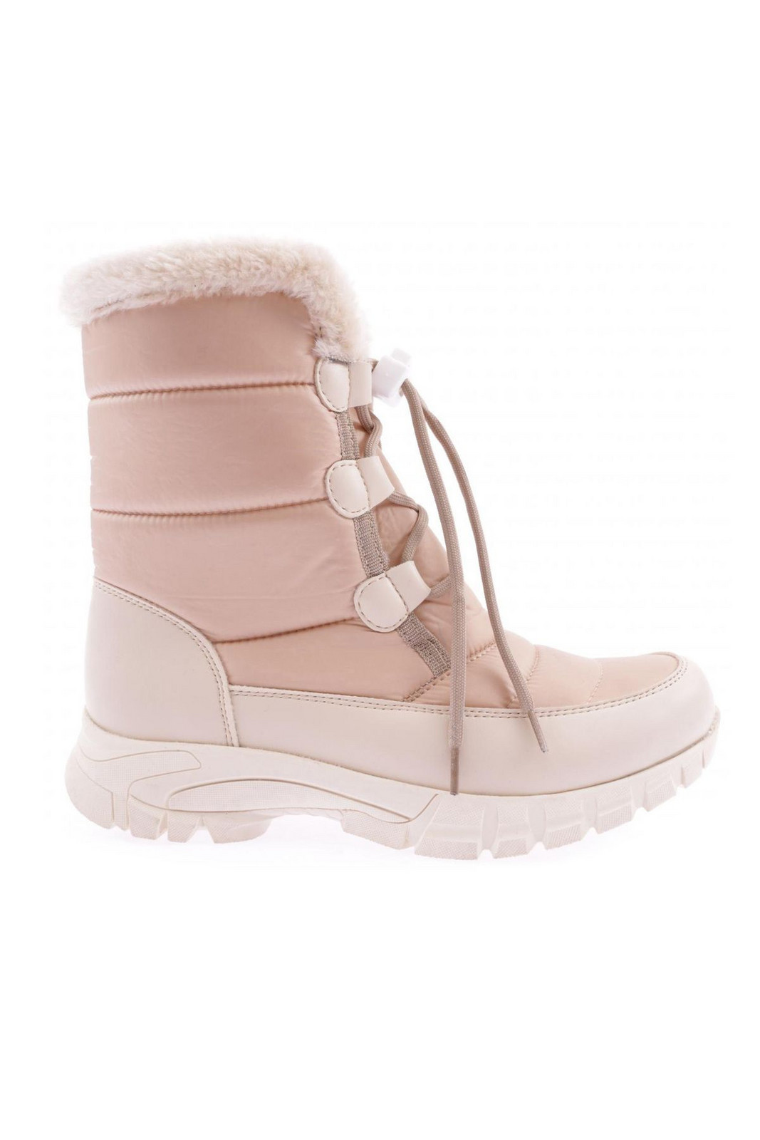 DGN 1058 Women's Shearling Accessories Lace-Up Boots