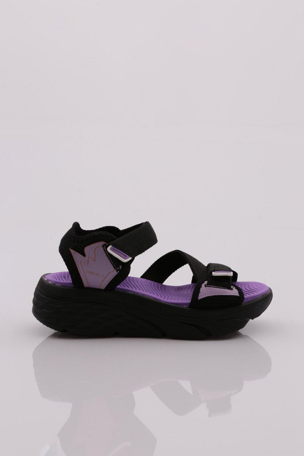 DGN 0148 Women's Sandals Black Lilac