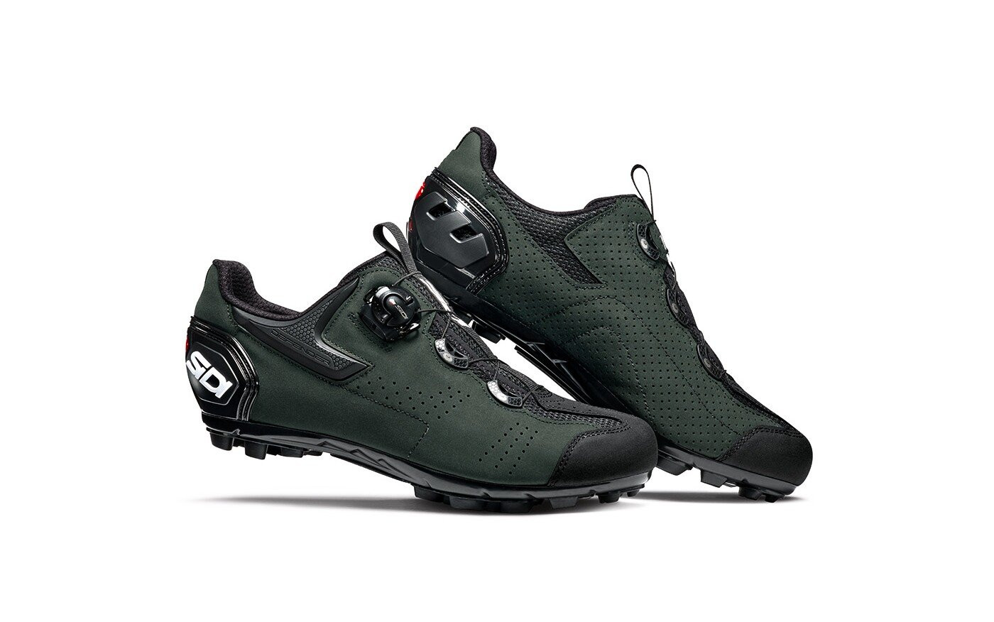 Cyklistické tretry Sidi  Gravel Black Dark Green EUR 42,5