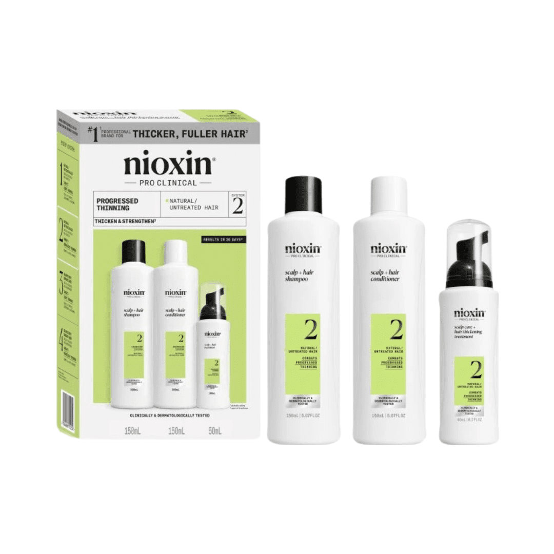 NIOXIN NIOXIN SYSTEM 2 Trial Kit (150+150+40 ml) NEW