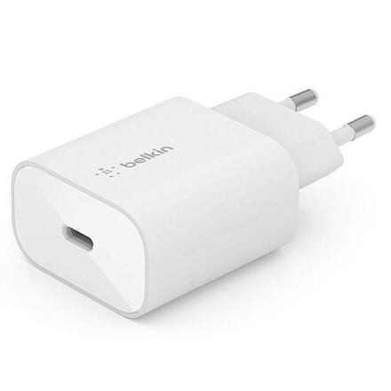 Belkin BOOST CHARGE™ 25W USB-C Power Delivery PPS nástěnná nabíječka, bílá WCA004vfWH