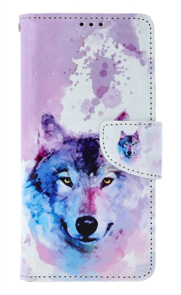 Pouzdro TopQ Xiaomi Redmi Note 13 Pro knížkové Polární vlk 130188