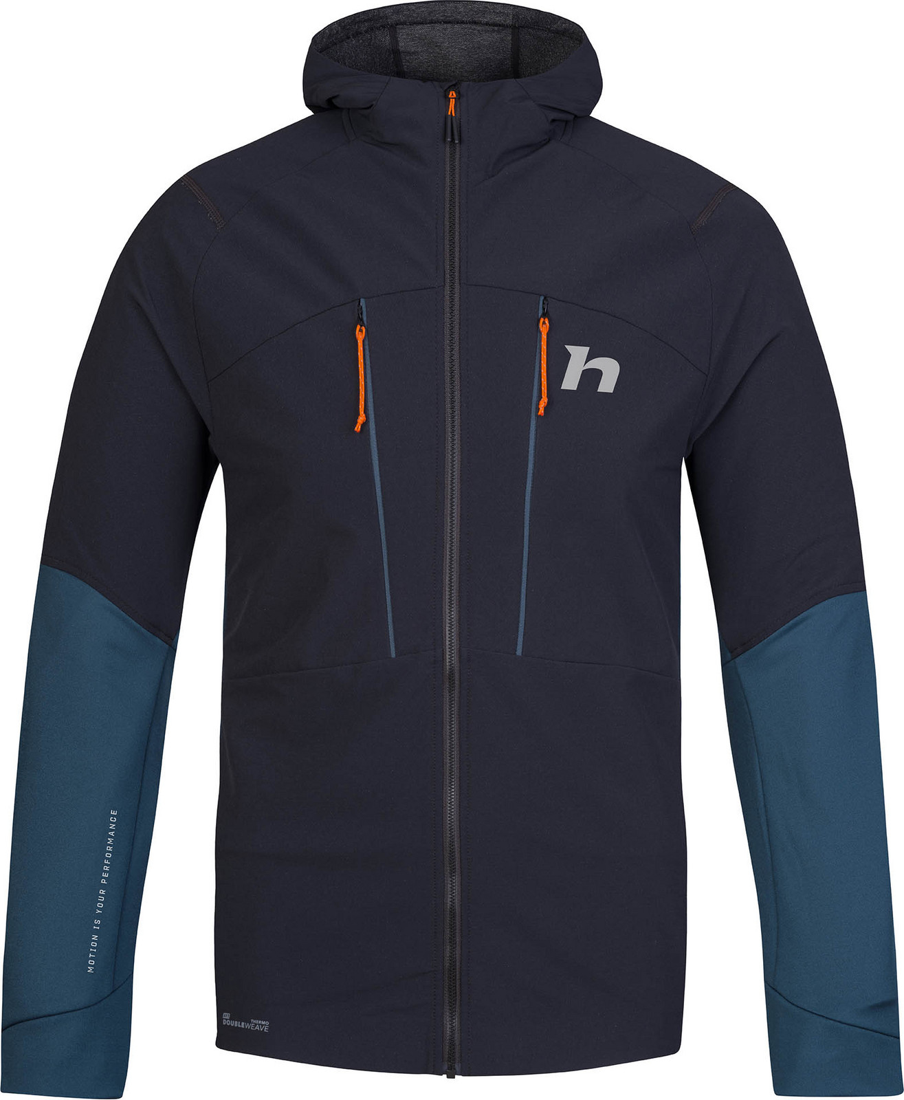 Hannah TRANE HOODY anthracite/stratified sea Velikost: L