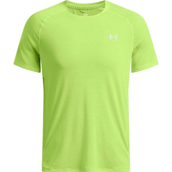 Under Armour TRAIL RUN Pánské triko, světle zelená, velikost