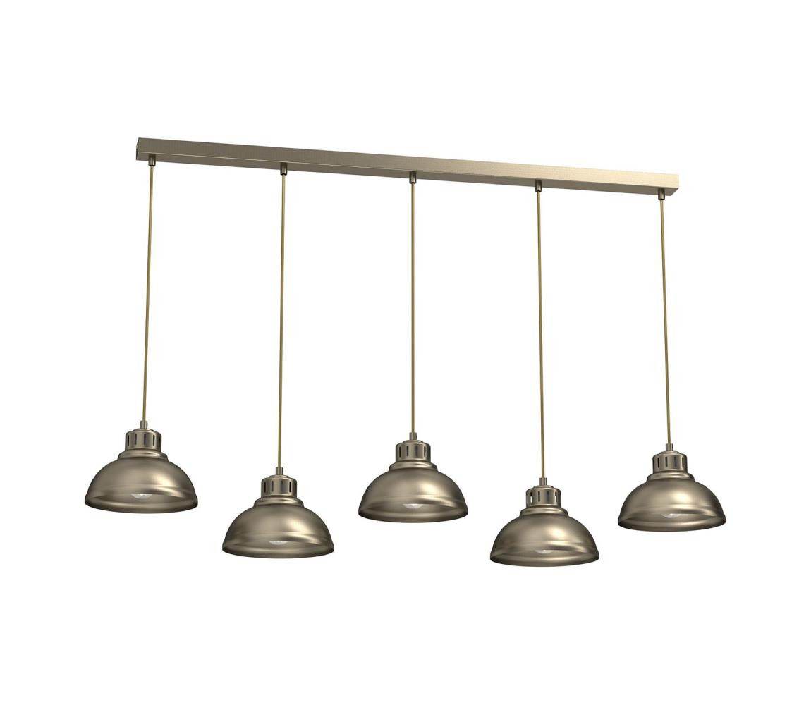 Lustr na lanku SVEN 5xE27/15W/230V mosaz