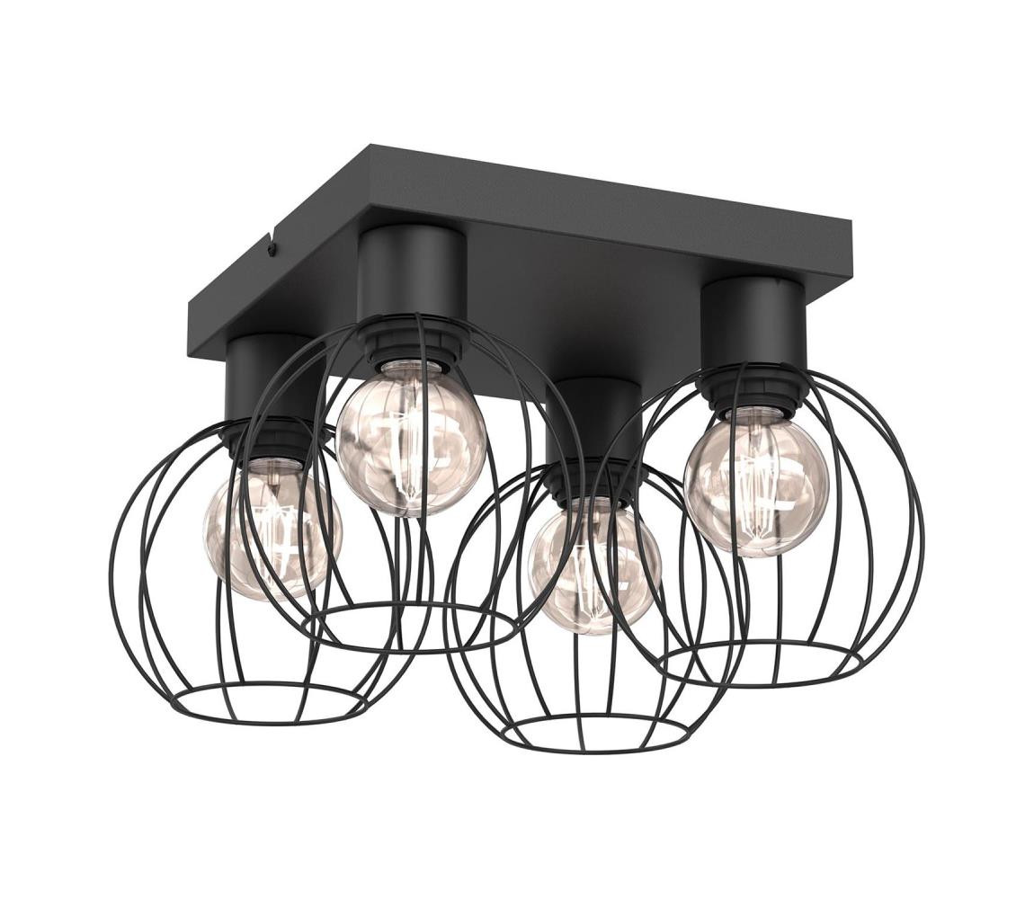 Bodové svítidlo LAPS 4xE27/15W/230W černá