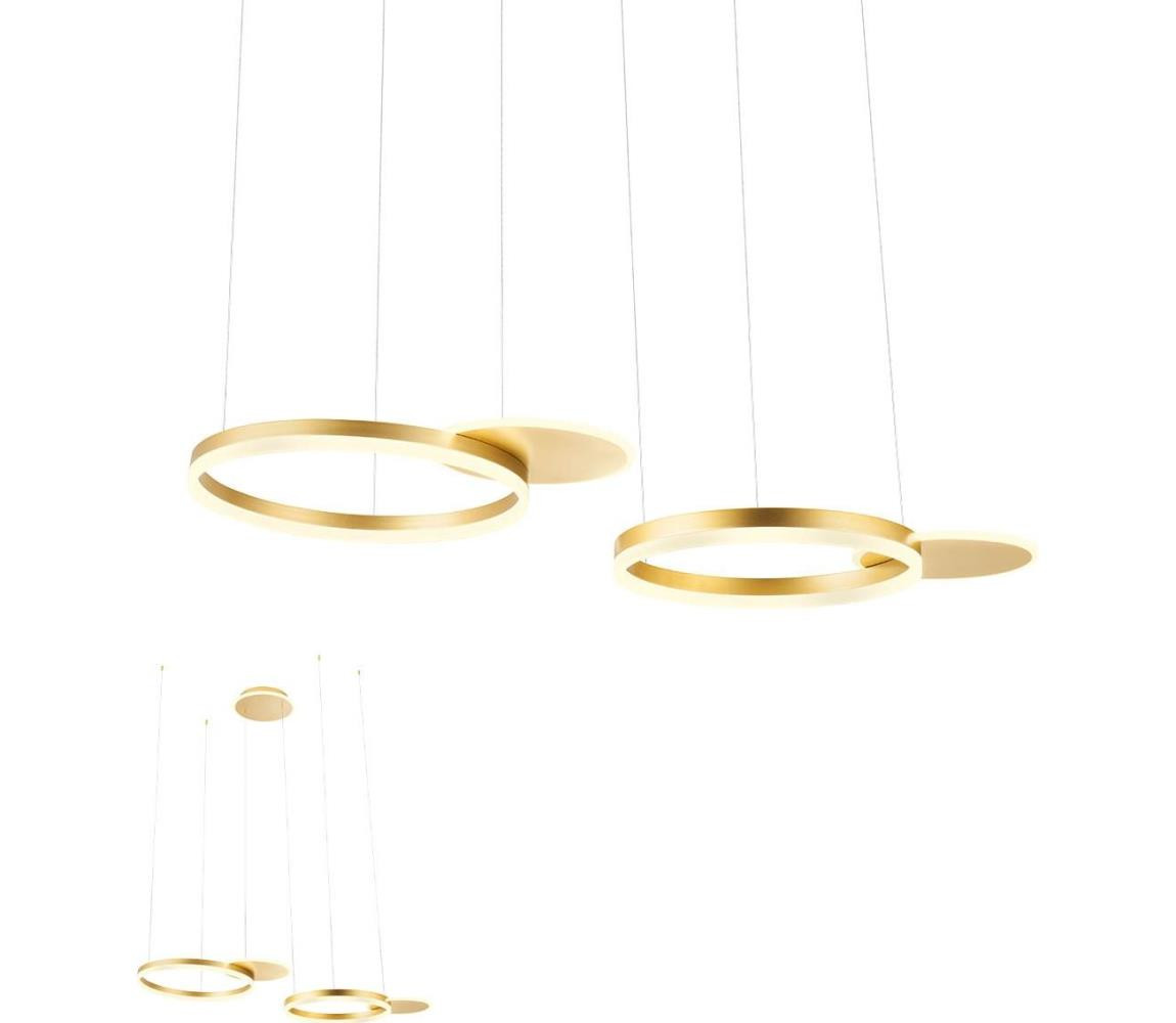 Redo Redo 01-2606 - LED Stmívatelný lustr na lanku SIGUA LED/99W/230V 3000K zlatá