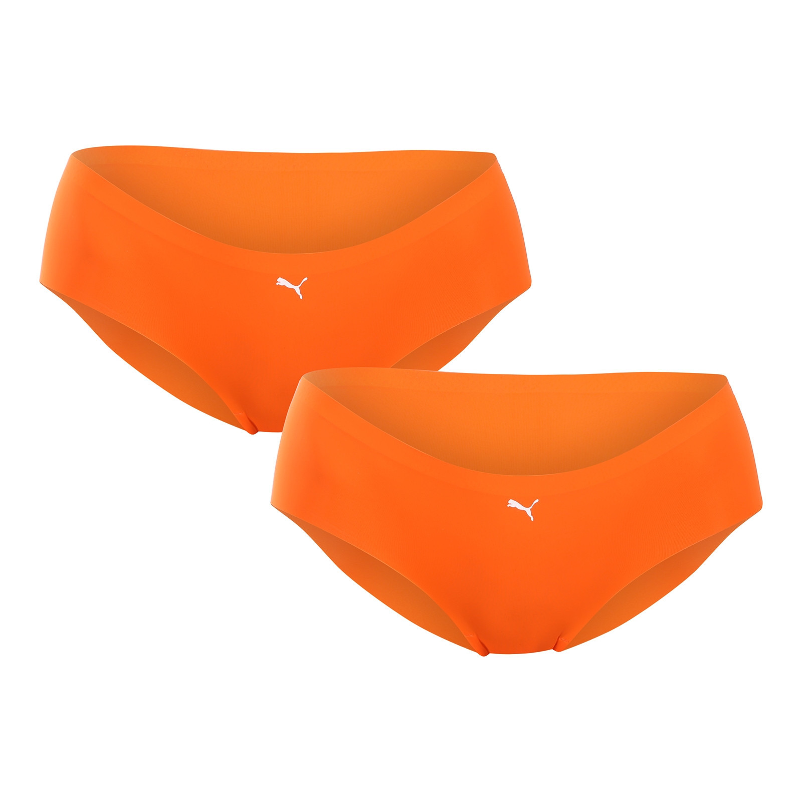 2PACK dámské kalhotky Puma bezešvé oranžové (100001012 020) XL