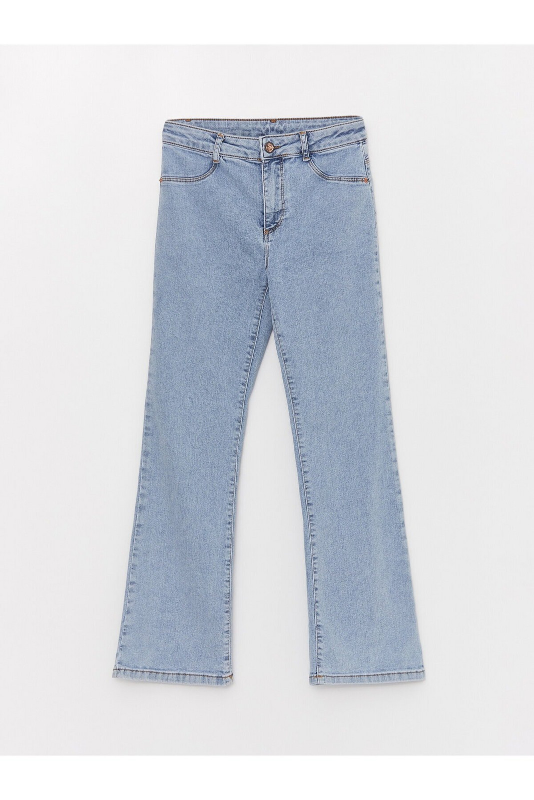 LC Waikiki Basic Flare Leg Girl's Jean Trousers