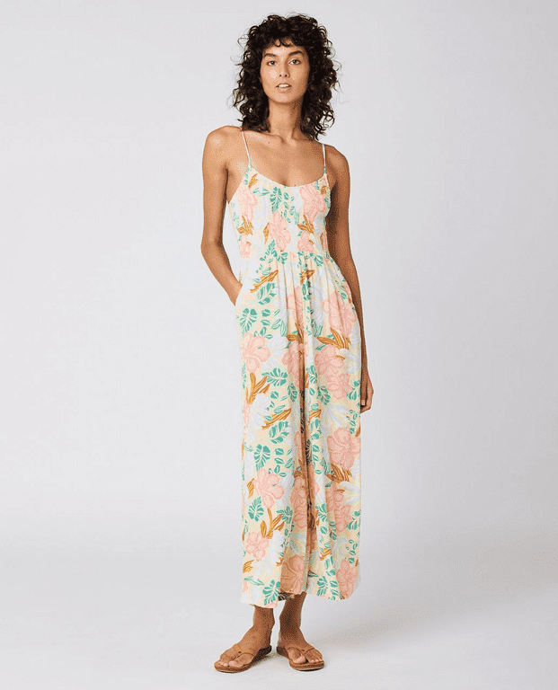 Overal Rip Curl FOLLOW THE SUN ROMPER Light Orange