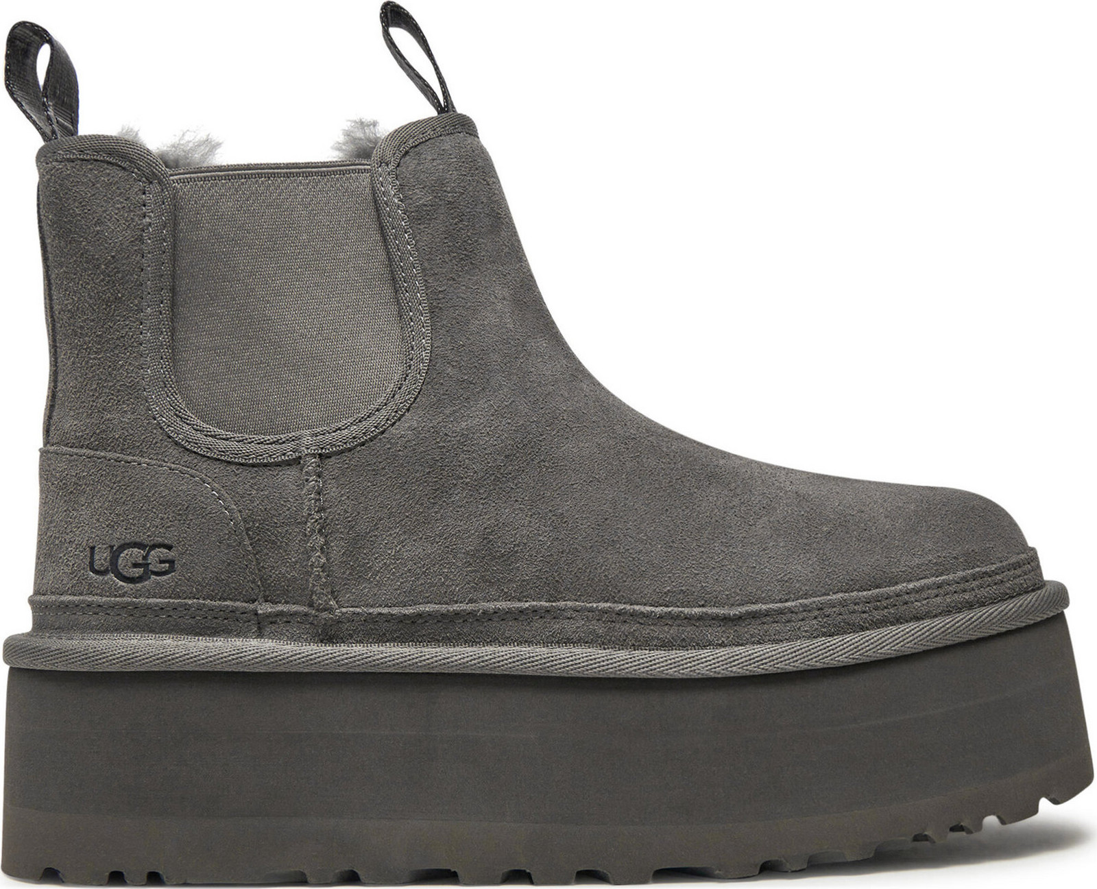 Kotníková obuv s elastickým prvkem Ugg W Neumel Platform 1134526 Šedá