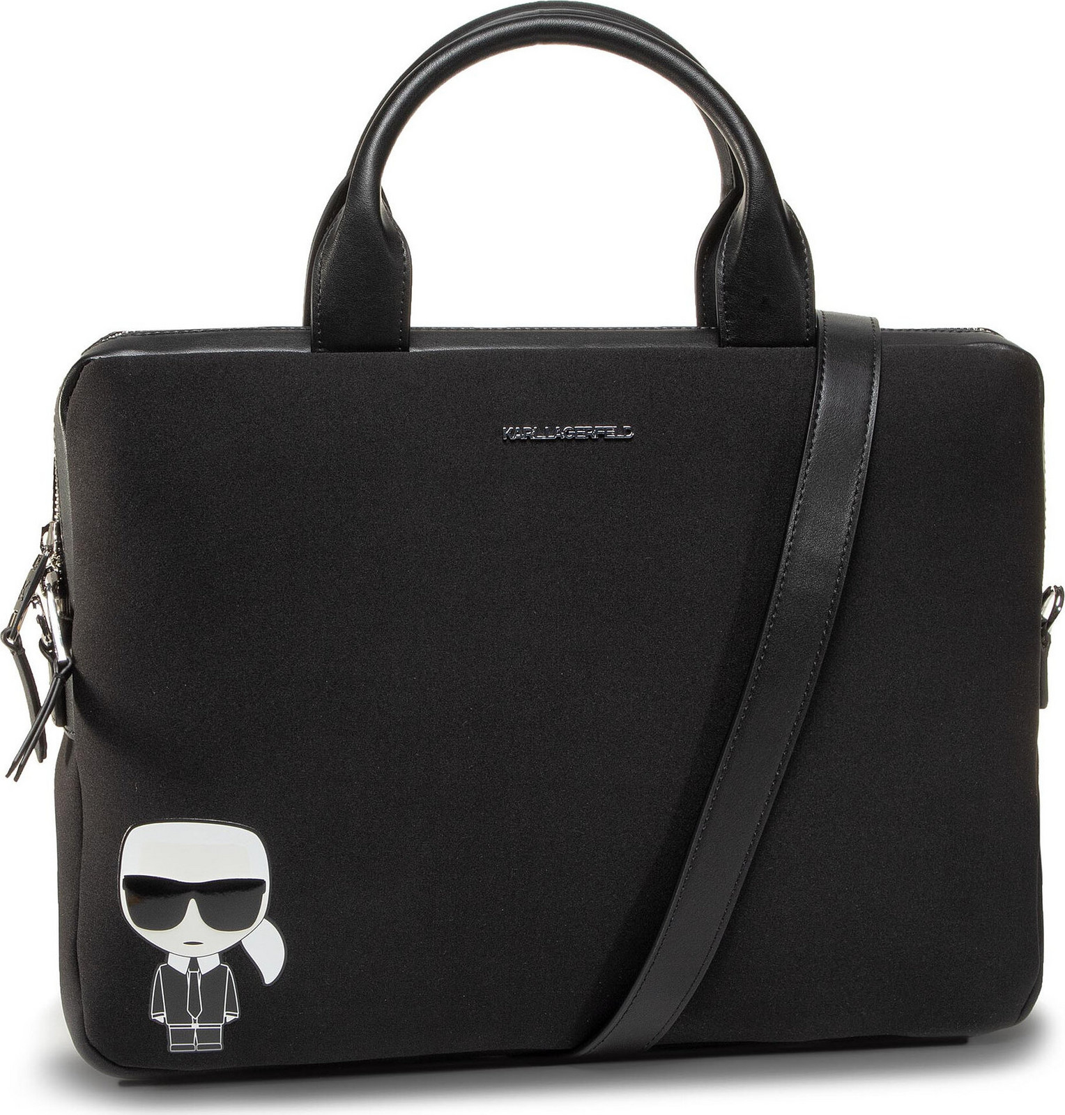 Brašna na notebook KARL LAGERFELD 205W3242 Černá