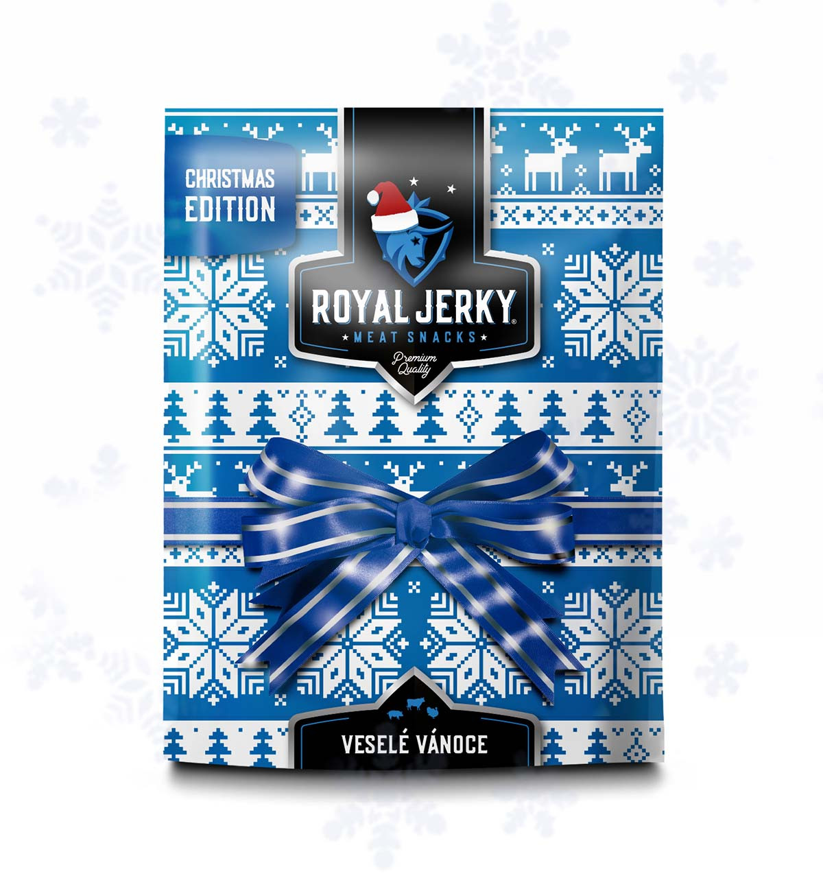 Royal Jerky Vánoční balení - modré (9x jerky)