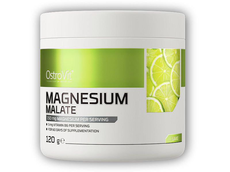 Ostrovit Magnesium malate 120g Varianta: limetka