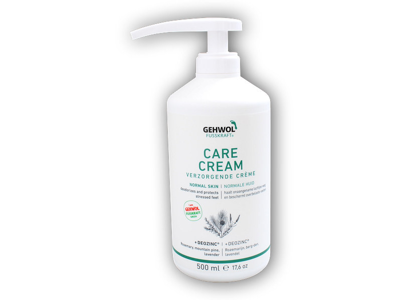 Gehwol Care creme 500ml s pumpou normal skin + deozinc