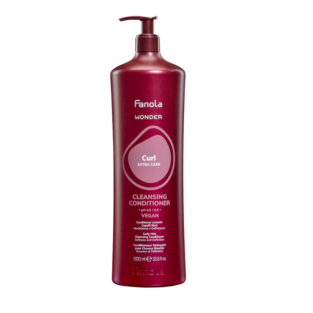 Fanola Wonder Curl Cleansing Conditioner - čistící kondicionér na pokožku pro afro vlasy - 1000 ml