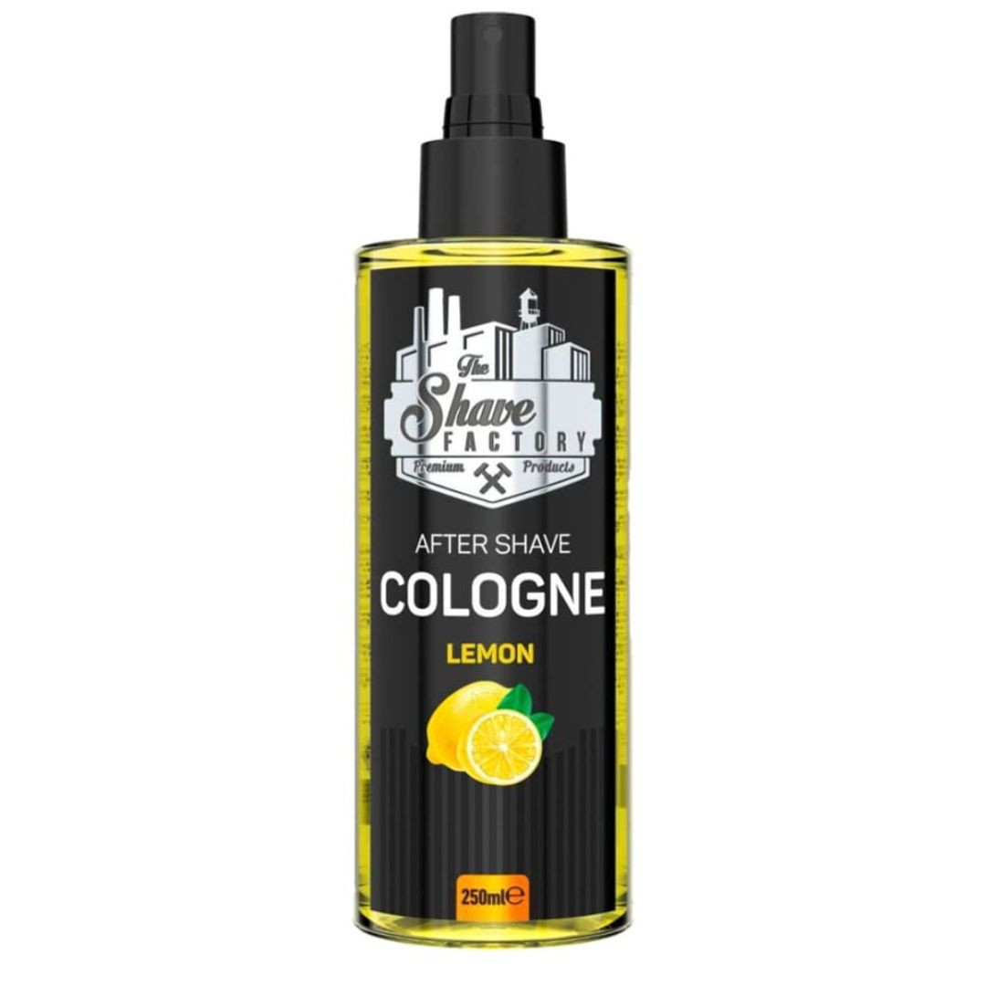 The Shave Factory After Shave Cologne - kolínská voda - po holení Lemon - citrónová, 250 ml